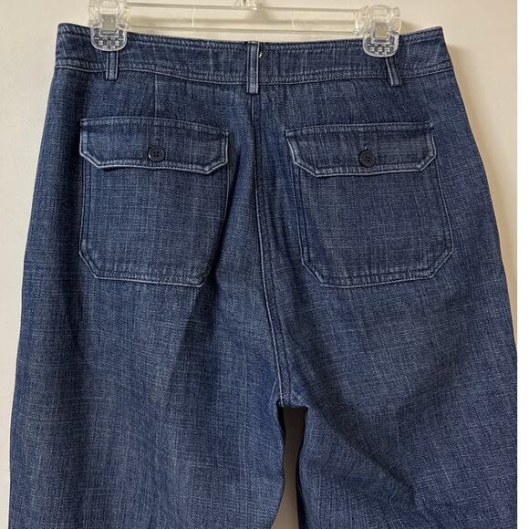 Jones Wear Sport 100% Cotton Size 8 Straight Leg Dressy Denim - Picture 3 of 8